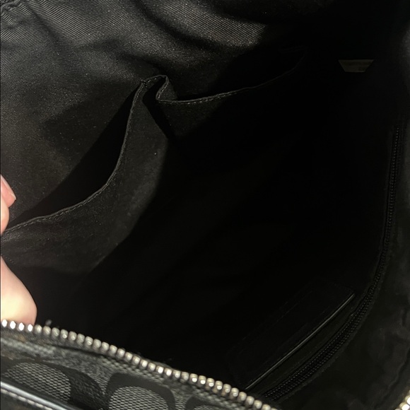 Coach Black Signature Canvas Crossbody Bag - Picture 5 of 5